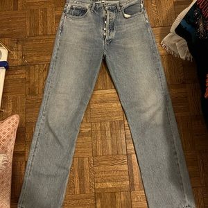Agolde straight leg jeans